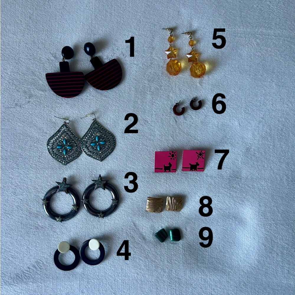 Vintage Costume Earrings